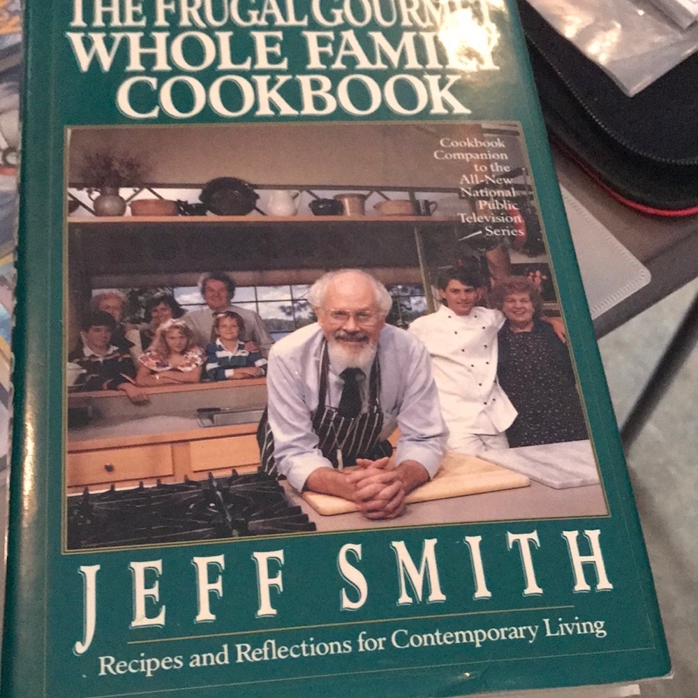 The Frugal Gourmet Whole Family Cookbook by Jeff Smith - Green Cover